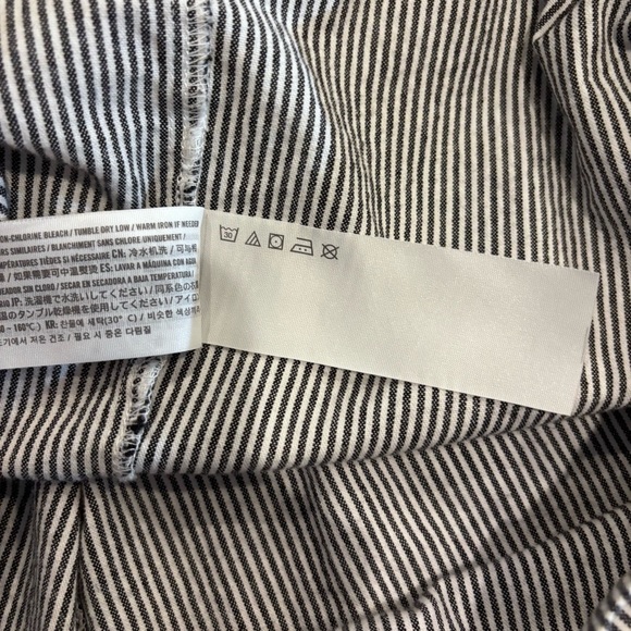 Hollister XS white and blue striped‎ jumper dress - Picture 7 of 8